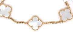 18KT Yellow Gold Mother Of Pearl Bracelet