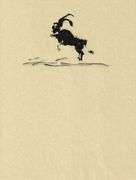 Rare Pablo Picasso Woodcut on Japon Imperial Paper from Chant Funèbre pour Ignacio Sánchez Mejías, 1