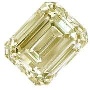 Huge 7 Ct Emerald Cut Amber Ice Lab Simulated Diamond Solitaire
