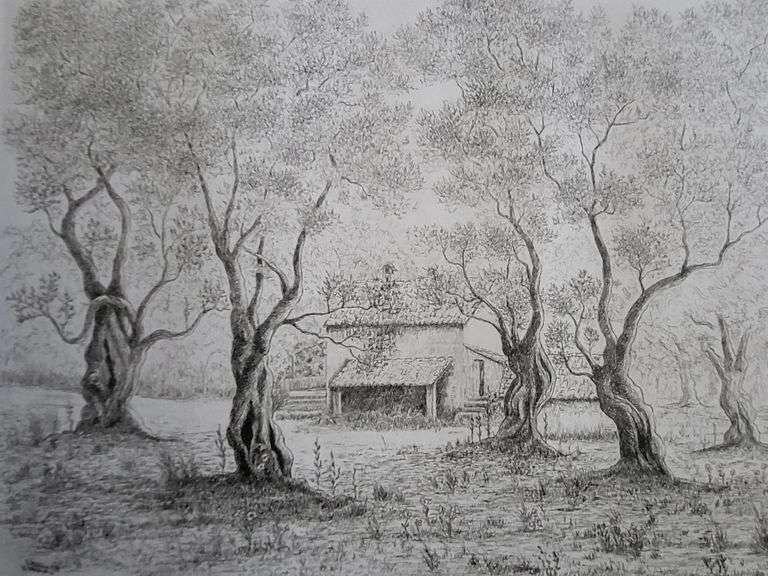 Very rare Remarkabe eoriginal etching hand signed by S.A. Boisecq