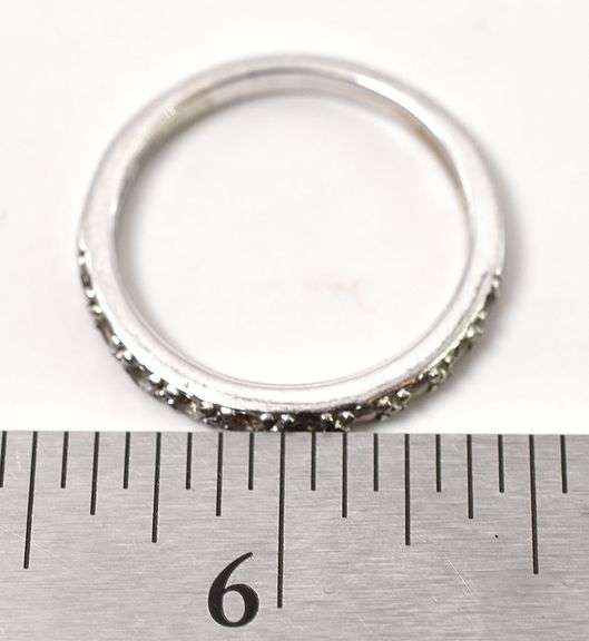 CZ Gemstone Ring in Sterling Silver