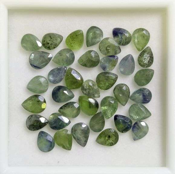 Incredible! Real swirling saturation 9.15ct Sapphire set!