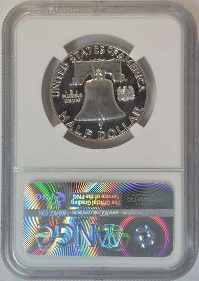 Sensational near flawless 1963 Cameo Proof Franklin Half Dollar. NGC PF68