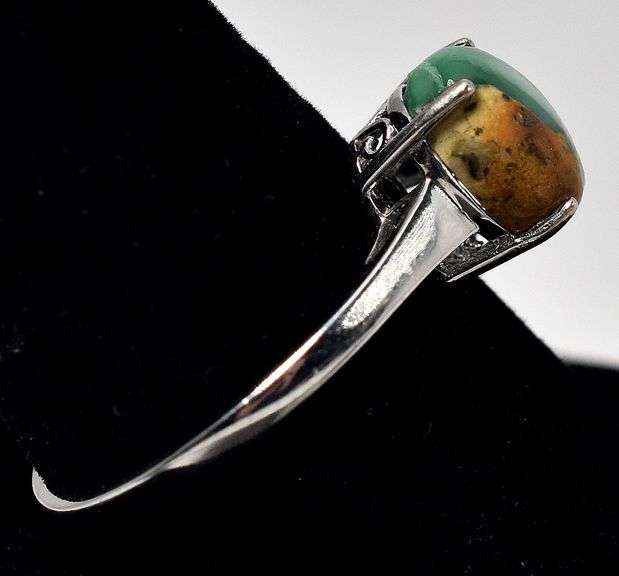 Turquoise Gemstone Ring in Sterling Silver