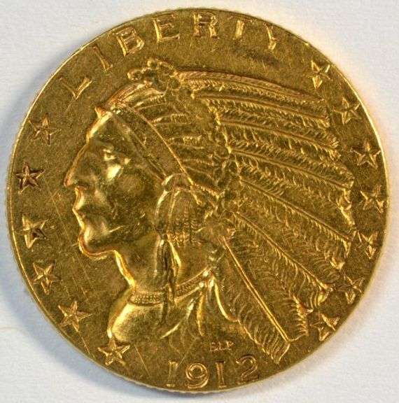 1912 US $5 Indian Gold Piece