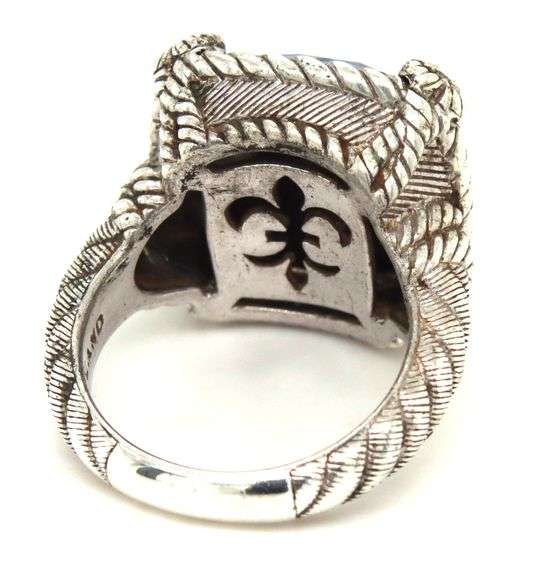 Judith Ripka Sapphire cocktail ring