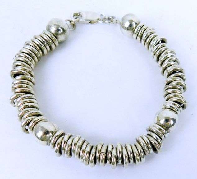 Heave Sterling Rondelles & Beads Bracelet