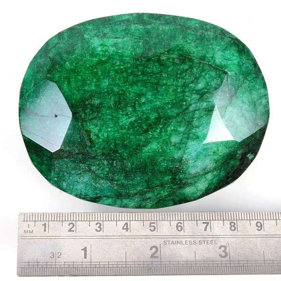 Amazing Huge 2630 Ct Certified Natural Green Emerald Solitaire