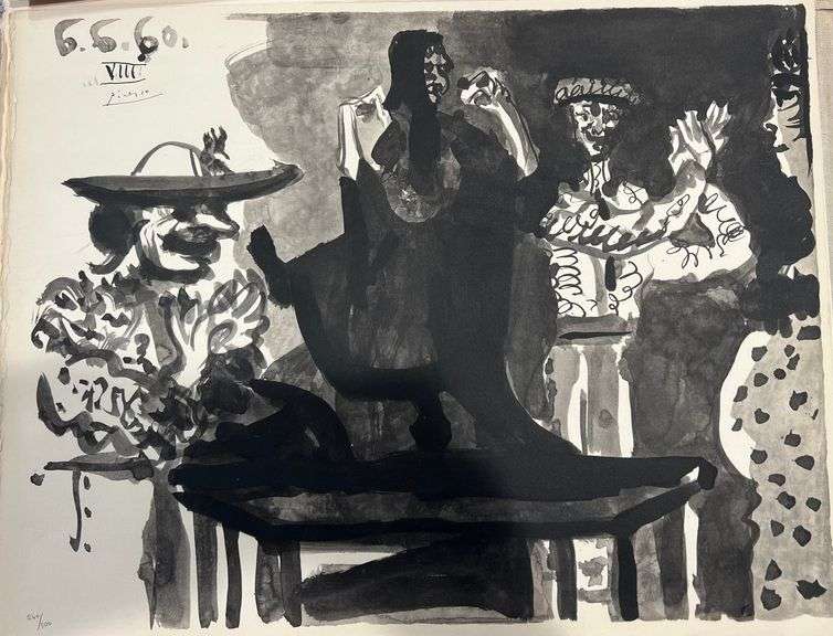 Pablo Picasso Toro "Bullfighter" Lithograph from 1960 Portfolio.