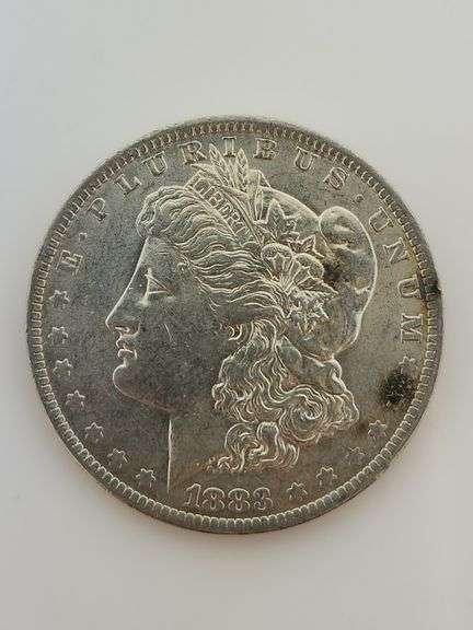 1883-O Morgan Silver Dollar, Cleaned