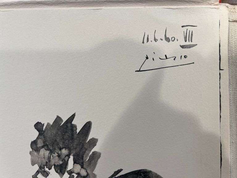 Pablo Picasso Toro "Bullfighter" Lithograph from 1960 Portfolio