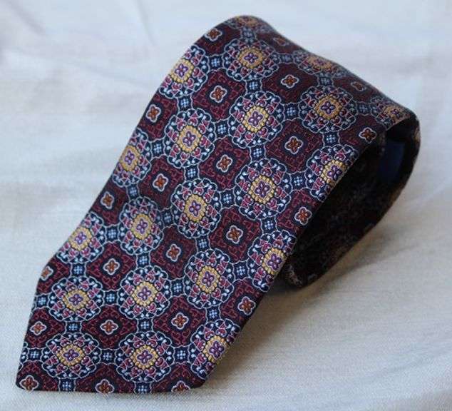 Fine Quality Italian Hand Made Silk Tie By Galante