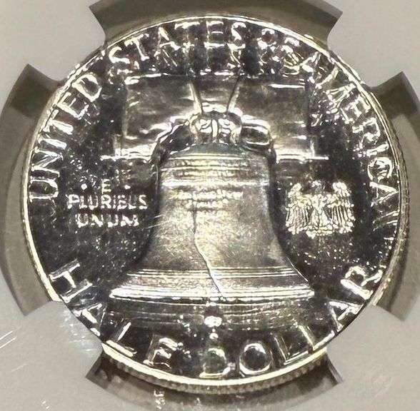 1959 Proof 67 NGC Franklin Half.