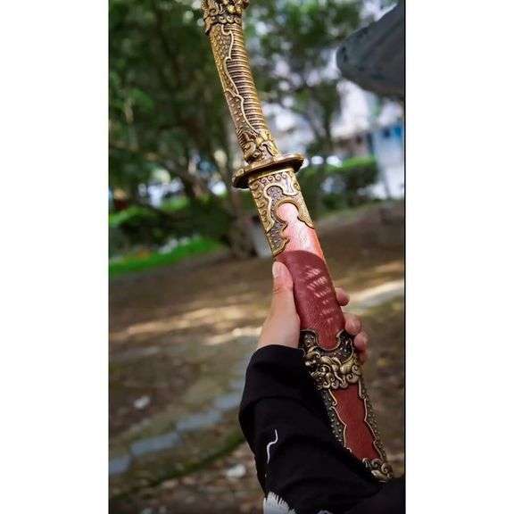 Hand-Forged Steel Dragon Sword