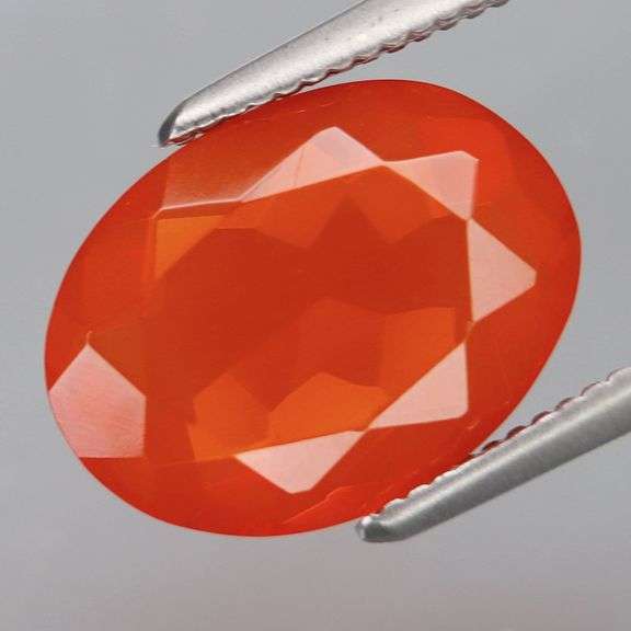 Rich blood orange 2.12ct Mexican Fire Opal