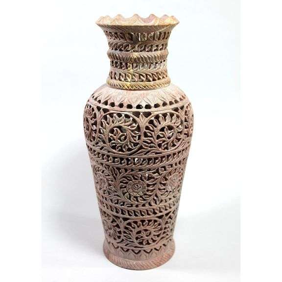 Hand-Carved Marble Vase