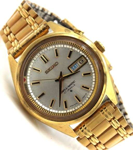 Seiko gold tone watch