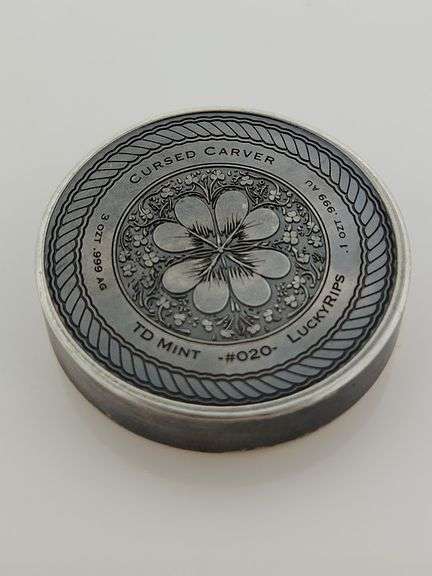 LuckyRips Cursed Carver (TD MINT) 3 OZT Silver & 1/10 OZT Gold