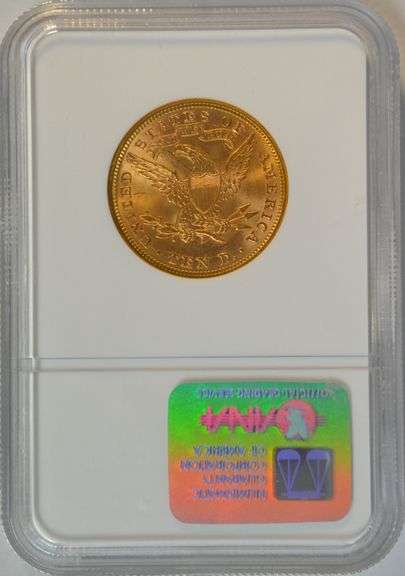 Nearly Gem BU 1894 $10 Liberty Gold Piece. NGC MS64