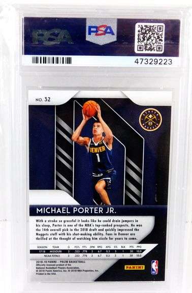 Michael Porter, Jr. 2018 Basketball Card, Mint 9