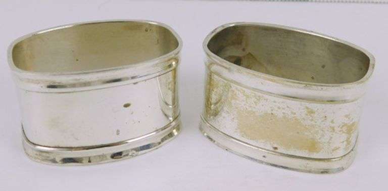 Vintage Madame & Monsieur Napkin Rings