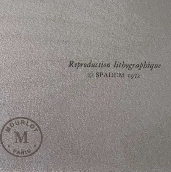 Picasso Au Baiser d'Avignon Lithograph from 1972 Portfolio