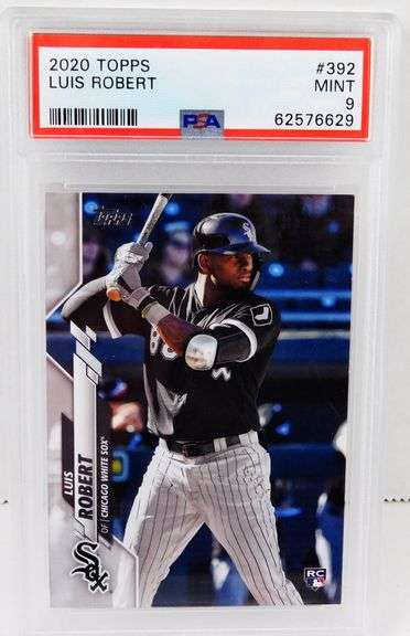 Luis Robert 2020 Baseball Card, Mint 9