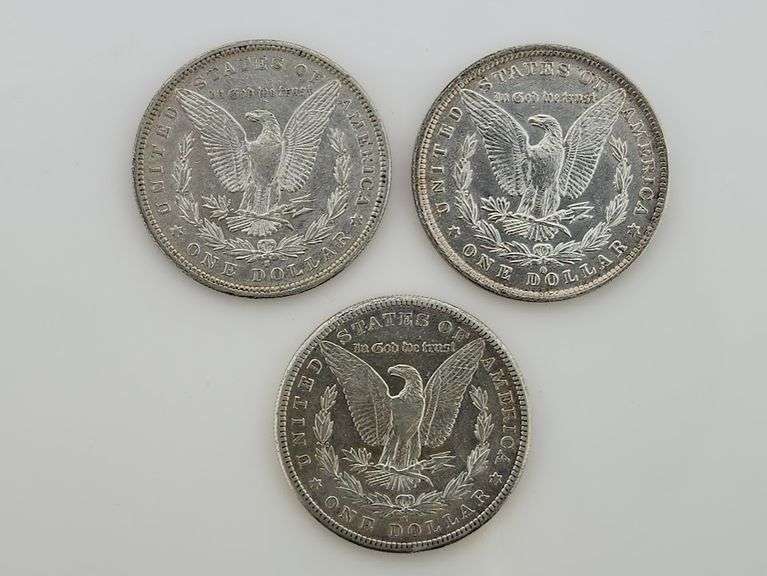 1883-S, 1884-O, 1885-S, Morgan Silver Dollar Lot