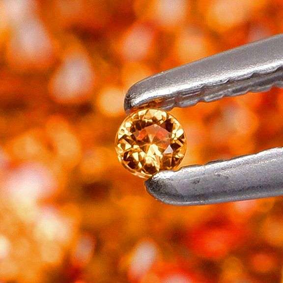 Superb 3.57ct diamond cut Songean Sapphire set