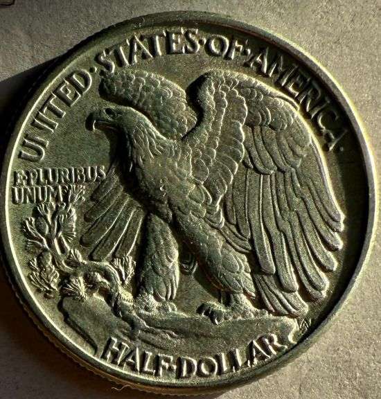 Very Near Unc 1942 Walking Liberty Half