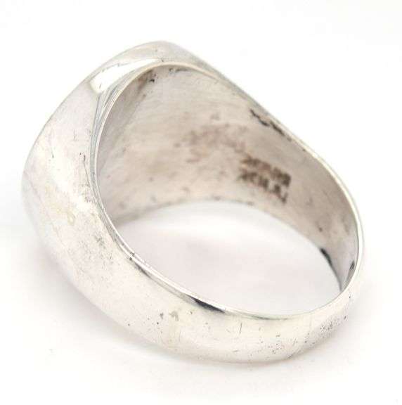 925 Sterling silver Malachite ring