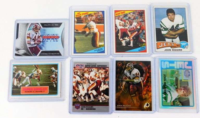 8 John Riggins Football Cards