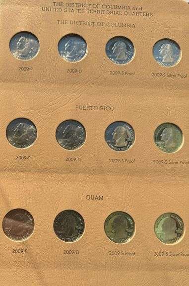 Statehood Quarters Uncirculated  Silver & Clad Proofs 1999-2003