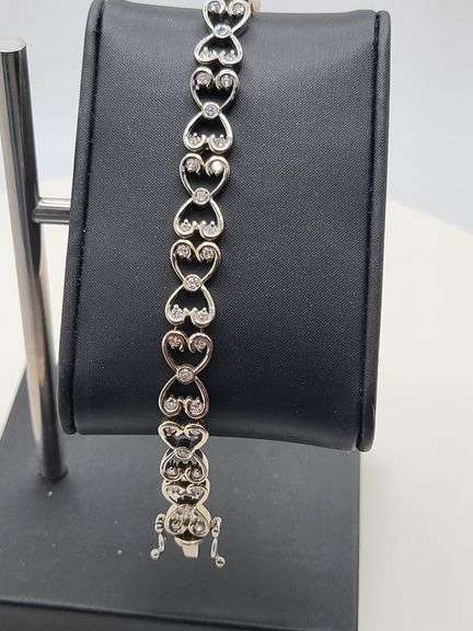 2.25 CTTW 14KT White Gold Diamond Bracelet