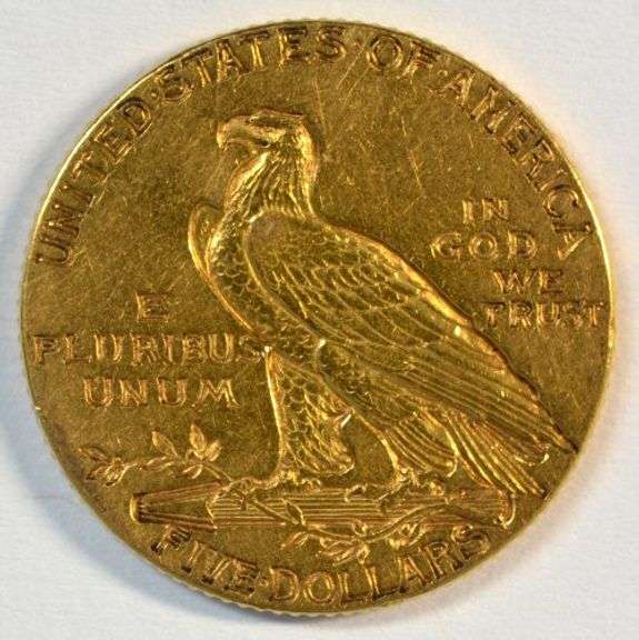 1912 US $5 Indian Gold Piece