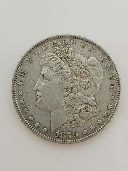 1879 Morgan Silver Dollar, Cleaned
