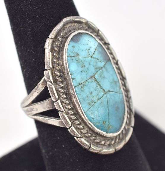 Turquoise Gemstone Ring in Sterling Silver