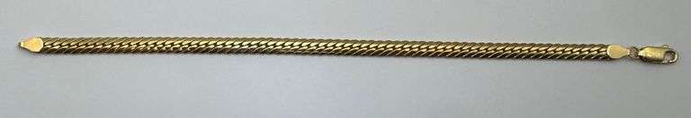 18K Yellow Gold Italian Cuban Bracelet