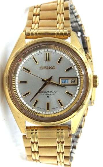 Seiko gold tone watch