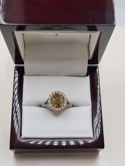 Timeless Diamond Halo Engagement Ring