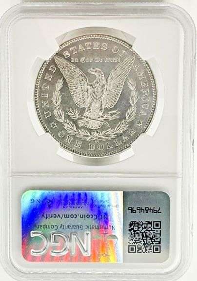 Superb BU 1878 Carson City Morgan Silver Dollar NGC Graded!!