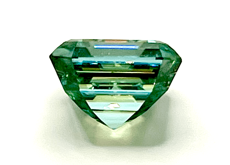 Impressive 4.5 Ct Vivid Green/Amber Moissanite
