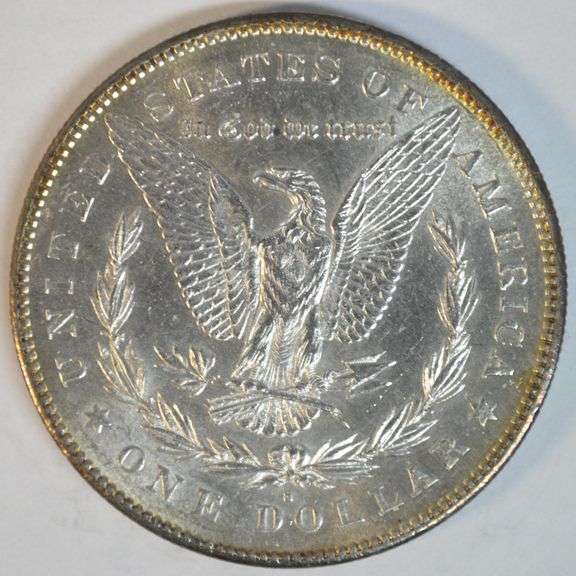 Very Scarce Choice BU 1879-S (reverse of 1878) Morgan Silver Dollar