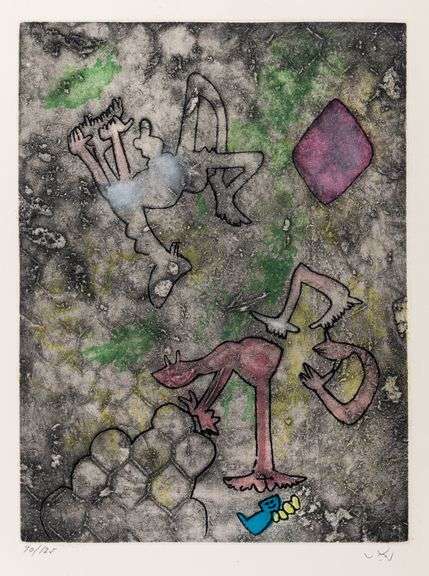 Exclusive Roberto Matta Signed Etching & Aquatint, 1974