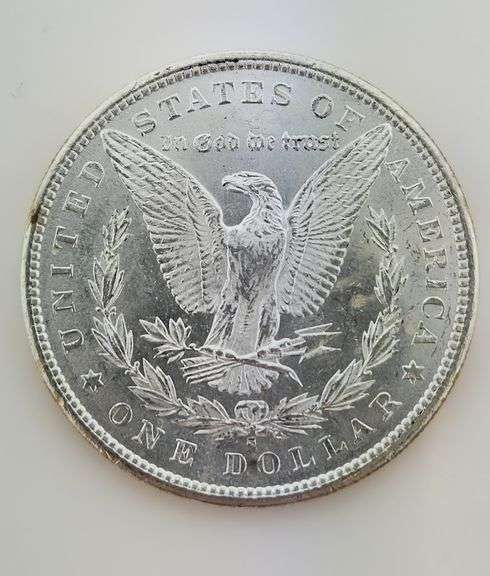 1880-S Morgan Silver Dollar, UNC