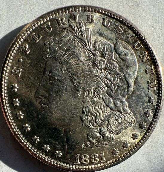 1881 S BU Morgan Dollar.