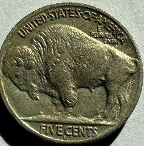 1936 S Choice Unc Buffalo Nickel.