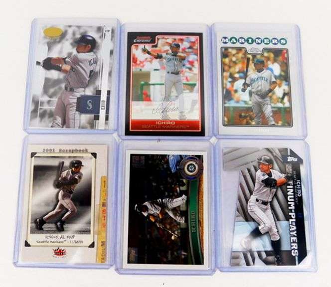 6 Ichiro Baseball Cards