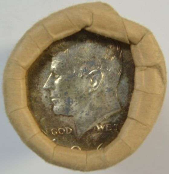 1964 Silver Kennedy Half Dollars Original Bank-Wrapped