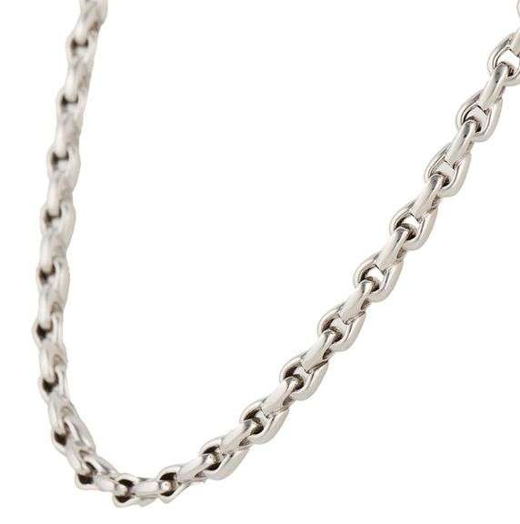 4.80MM Polished Fancy Curb Link Necklace in 14K